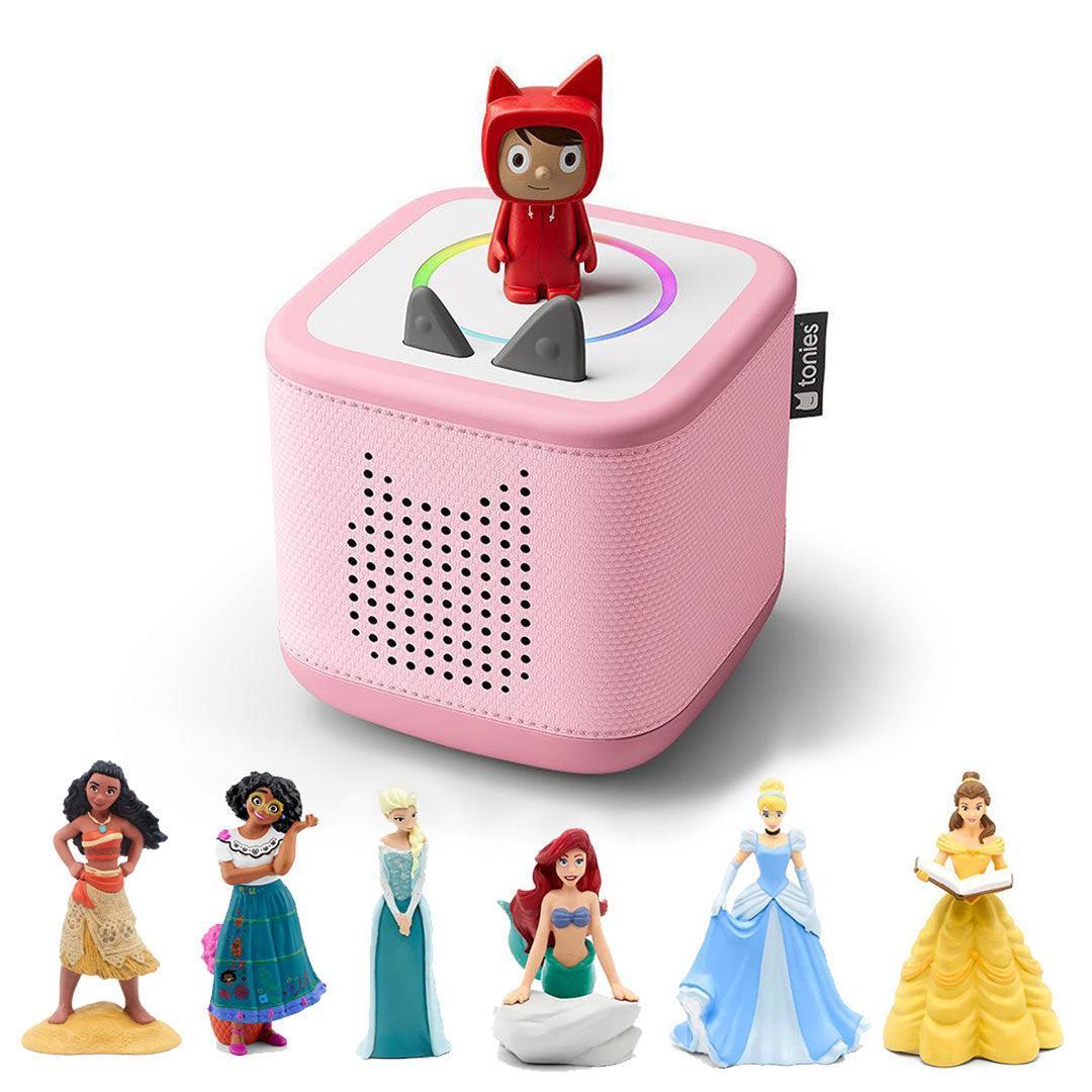 Tonies Toniebox 2 Bundle - Disney Princess (7pc)-Audio Players-Pink- | Natural Baby Shower