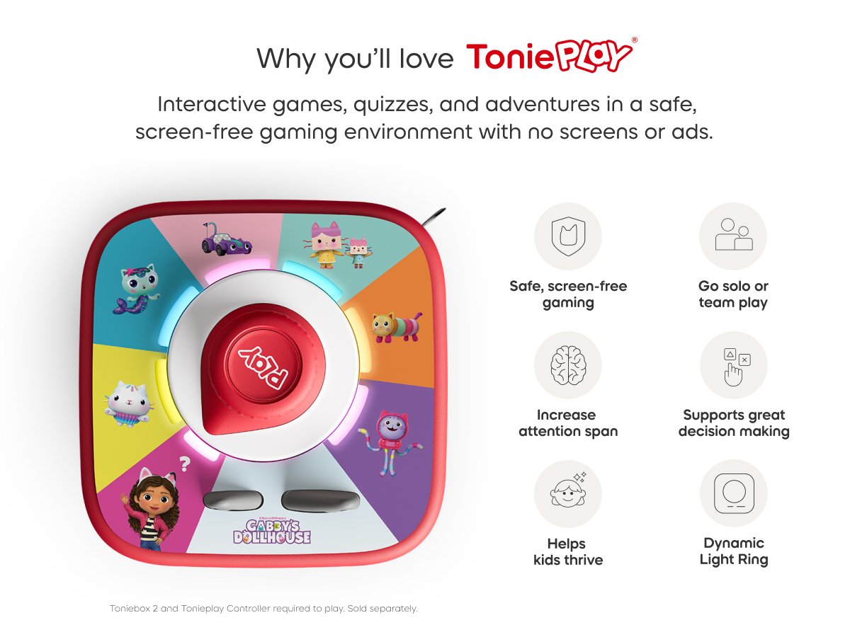 Tonies - Tonieplay أكاديمية الزمن لعبة Toniebox2 الإنجليزية