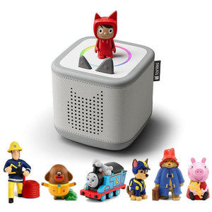 Tonies Toniebox 2 Bundle - TV Favourites (7pc)-Audio Players-Grey- | Natural Baby Shower