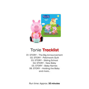 Tonies Peppa Pig - The New Baby-Audio Player Cards + Characters-The New Baby- | Natural Baby Shower