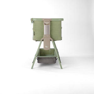 Tutti Bambini Cozee Zen Bedside Crib - Eucalyptus-Cribs-Eucalyptus- | Natural Baby Shower