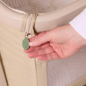 Tutti Bambini Cozee Zen Bedside Crib - Sand-Cribs-Sand- | Natural Baby Shower