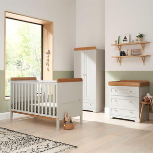 Tutti Bambini Rio 3pc Room Set - Dove Grey/Honey Oak-Nursery Sets-Dove Grey/Honey Oak- | Natural Baby Shower