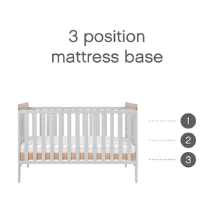 Tutti Bambini Rio 2pc Room Set - Dove Grey/Honey Oak-Nursery Sets-Dove Grey/Honey Oak- | Natural Baby Shower