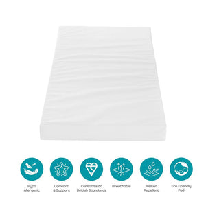 Tutti Bambini Rio 3pc Room Set - White-Nursery Sets-White- | Natural Baby Shower