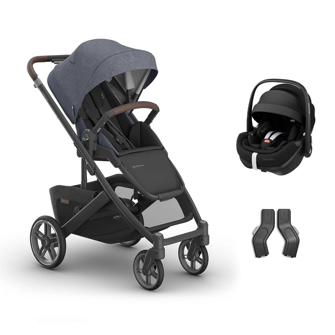 UPPAbaby CRUZ V3 + Pebble 360 Pro 2 Travel System-Travel Systems-Julian-Without Bassinet | Natural Baby Shower