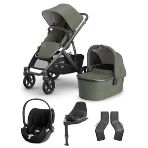 UPPAbaby VISTA V3 + Cloud T Travel System-Travel Systems-Kenzi-No Base | Natural Baby Shower