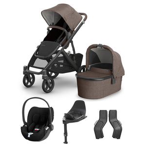 UPPAbaby VISTA V3 + Cloud T Travel System-Travel Systems-Kenzi-No Base | Natural Baby Shower