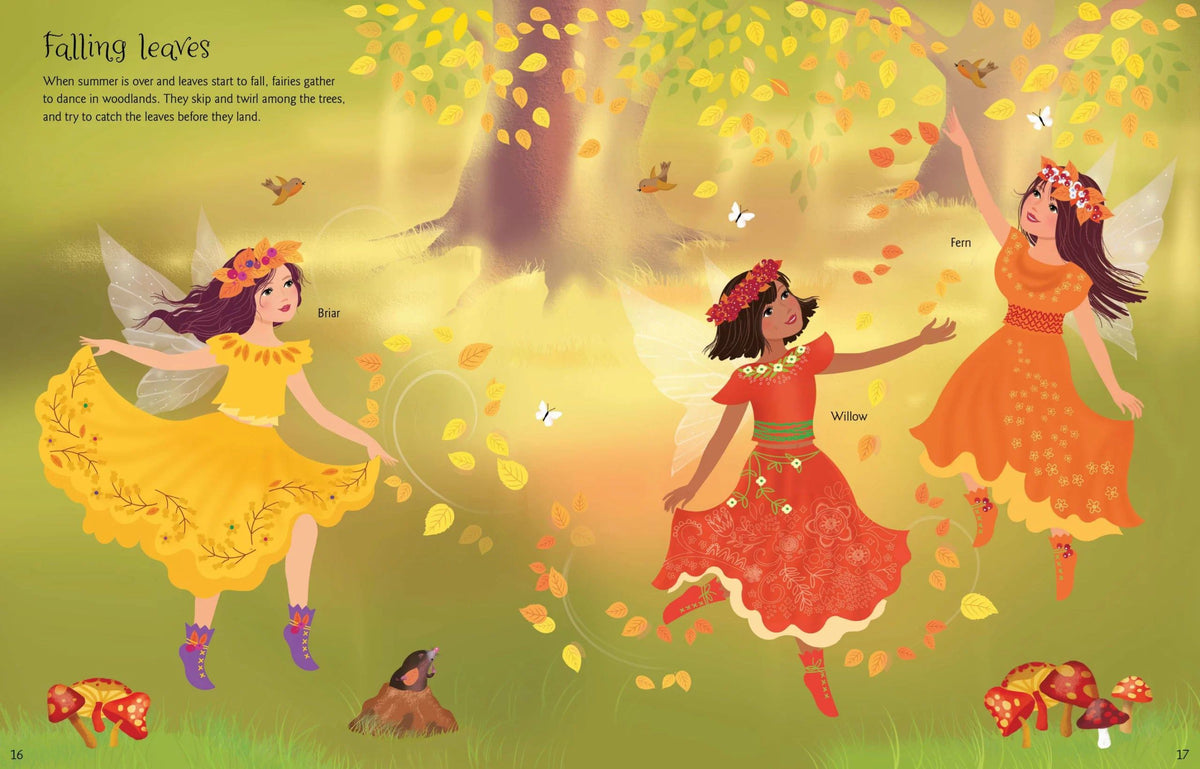 Usborne - Sticker Dolly Dressing Dancing Fairies Book