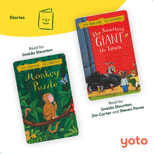 Yoto - مجموعة غروفالو وأصدقاؤه المكوّنة من 6 بطاقات صوتية باللغة الإنجليزية