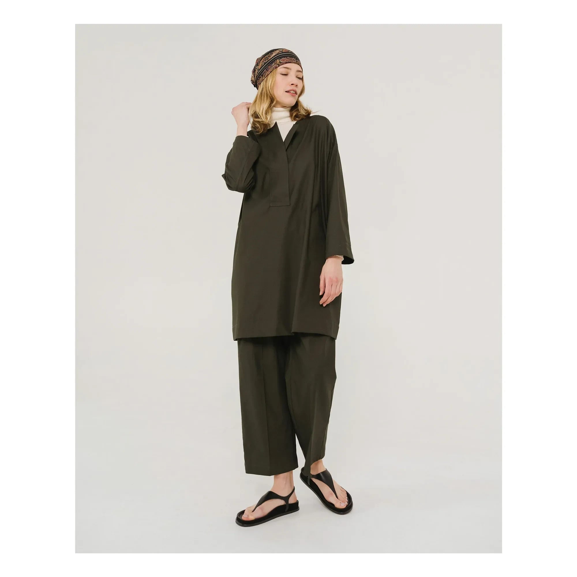 Tinsels - Dolly Cityzen elbise | Haki