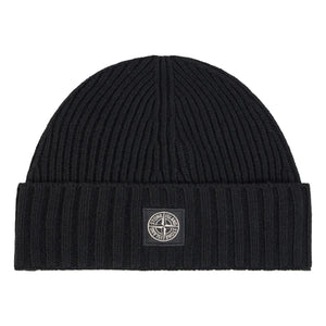 Stone Island - Logo Yün Bere | Siyah
