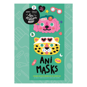 Omy x Gallimard Jeunesse - Ani Mask için 6 maskeden oluşan dekorasyon seti