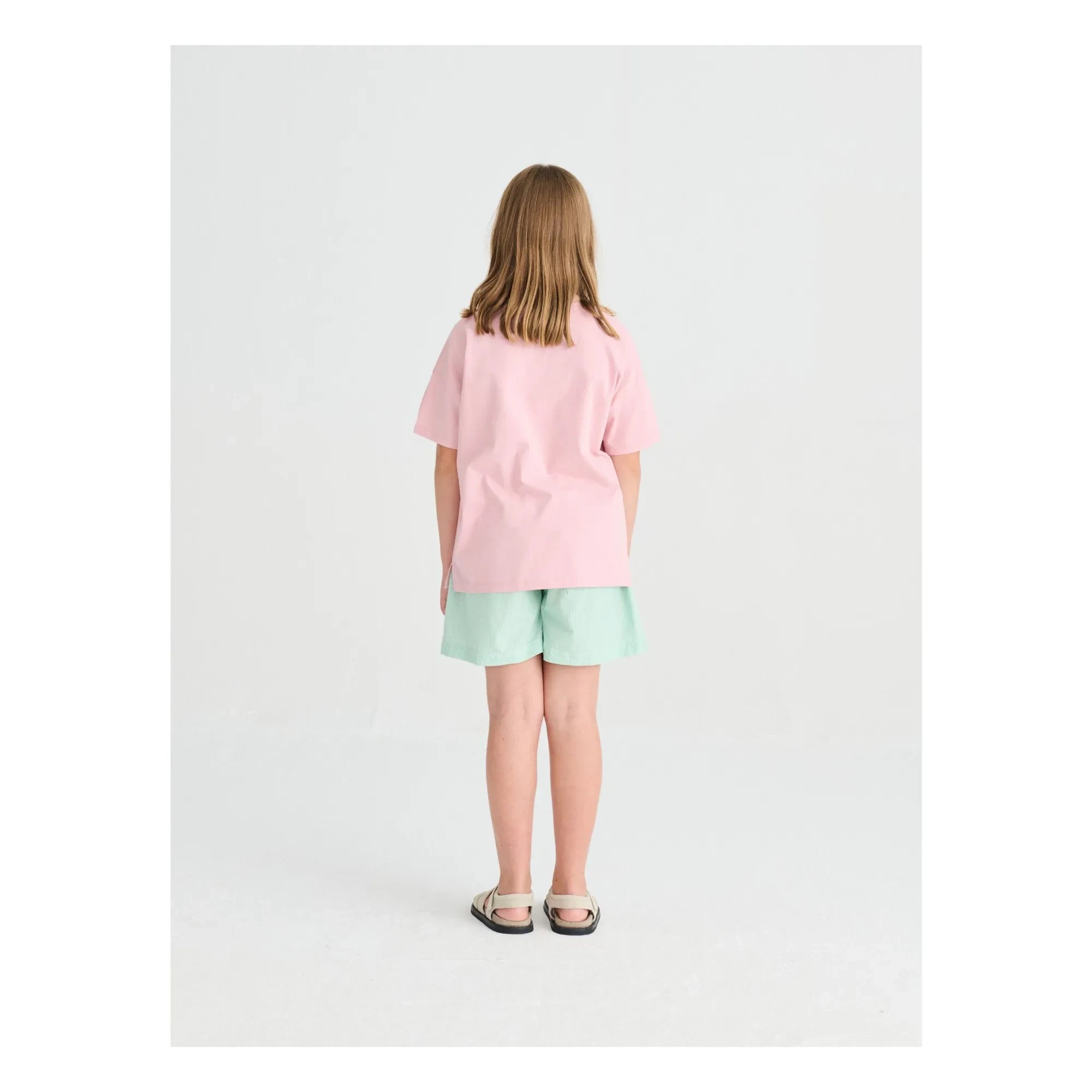 True Artist - T-shirt N°1 Kuş Organik Pamuk | Soluk Pembe