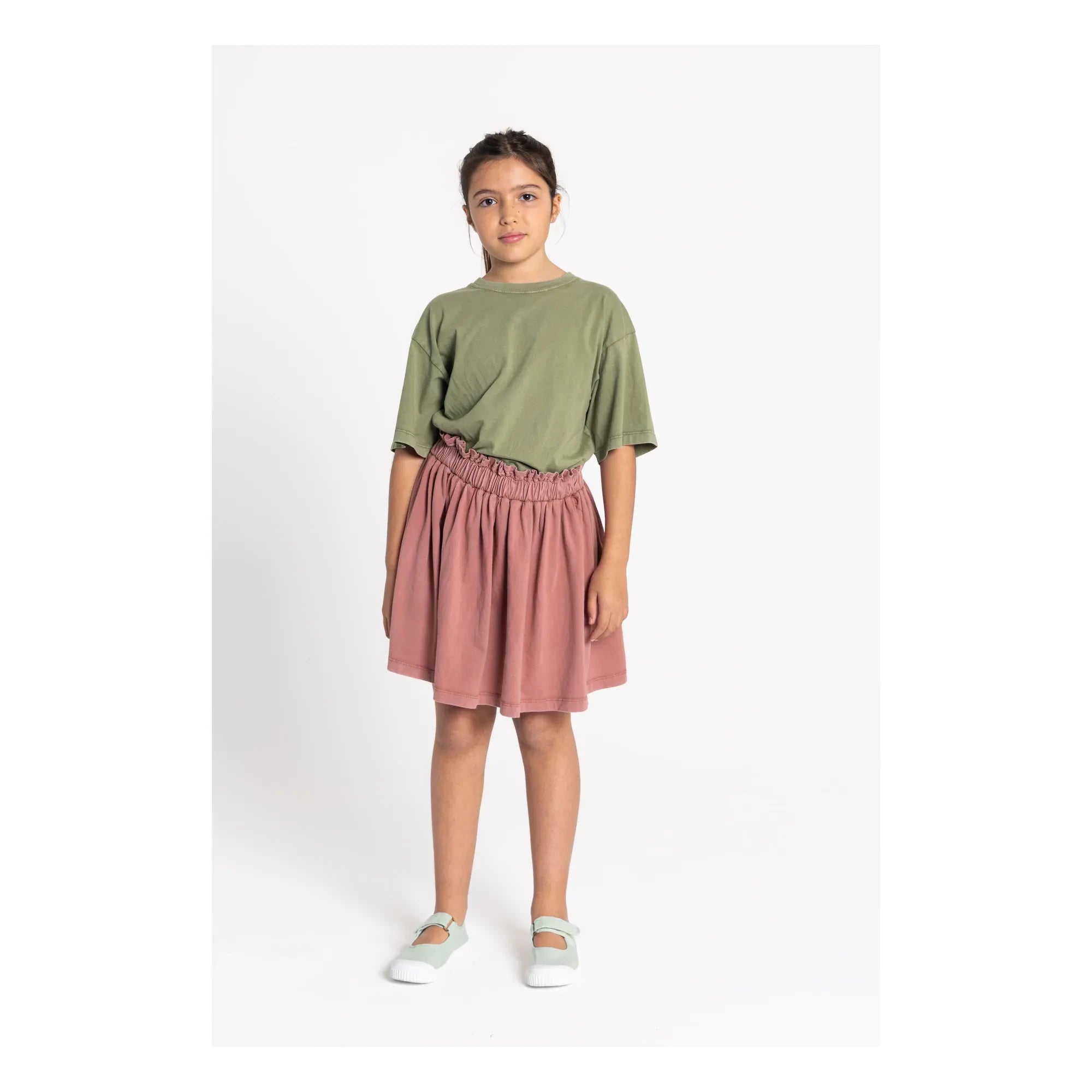 Smallable Kid - Nils Organik pamuklu T-shirt | Açık haki