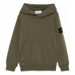 Stone Island - Logo Kapüşonlu Sweatshirt | Haki
