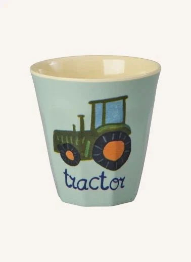 أرز - مجموعة 6 قطع من أكواب الميلامين ABC | أزرق فاتح
