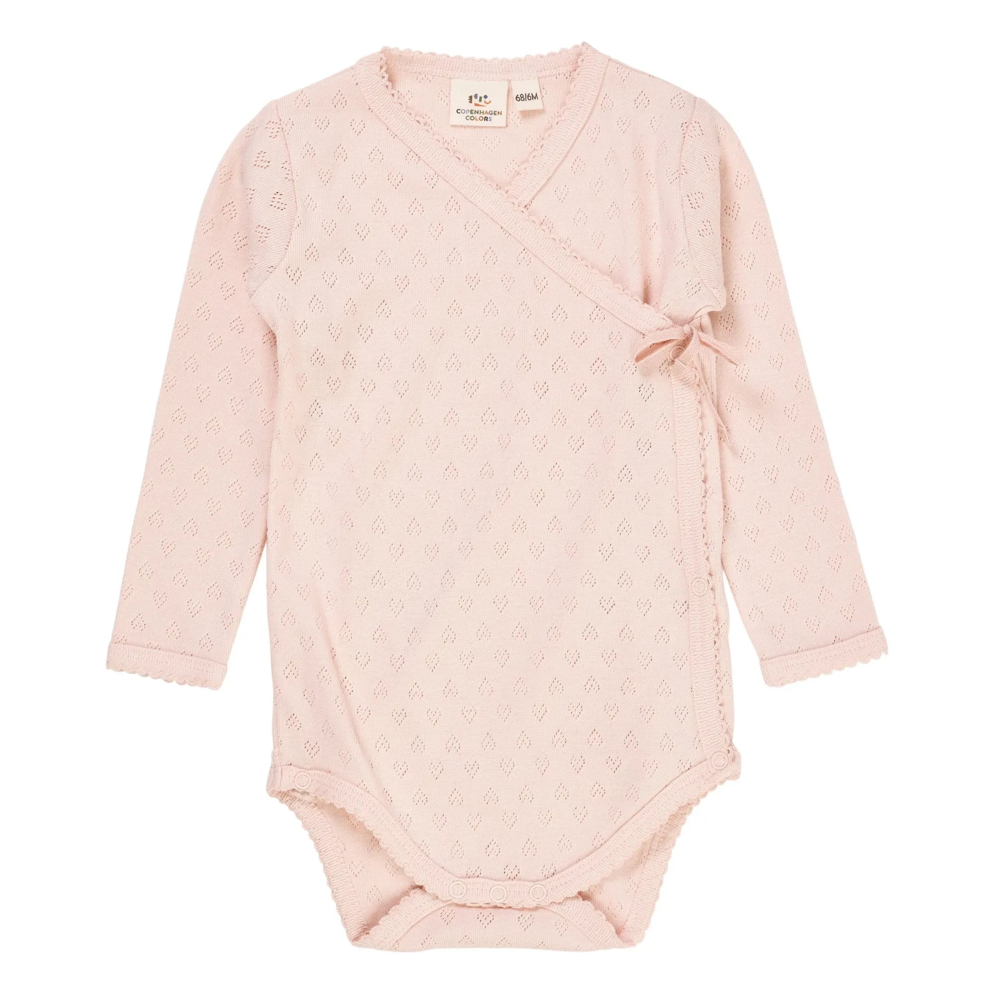 Copenhagen Colors - Body Cache-Coeur Pointelle Organik Pamuk | Soluk Pembe