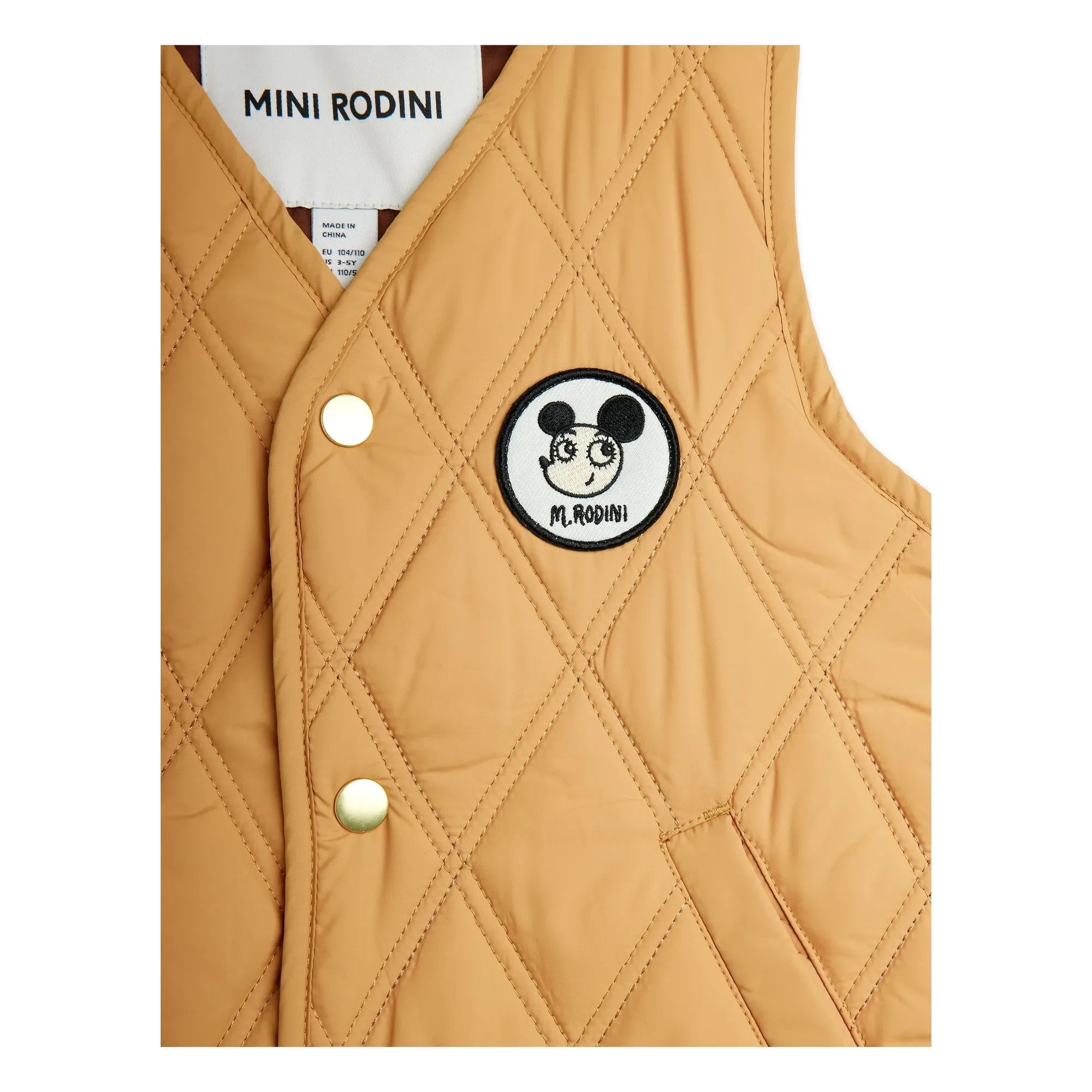 Mini Rodini - Ritzratz yelek | Bej