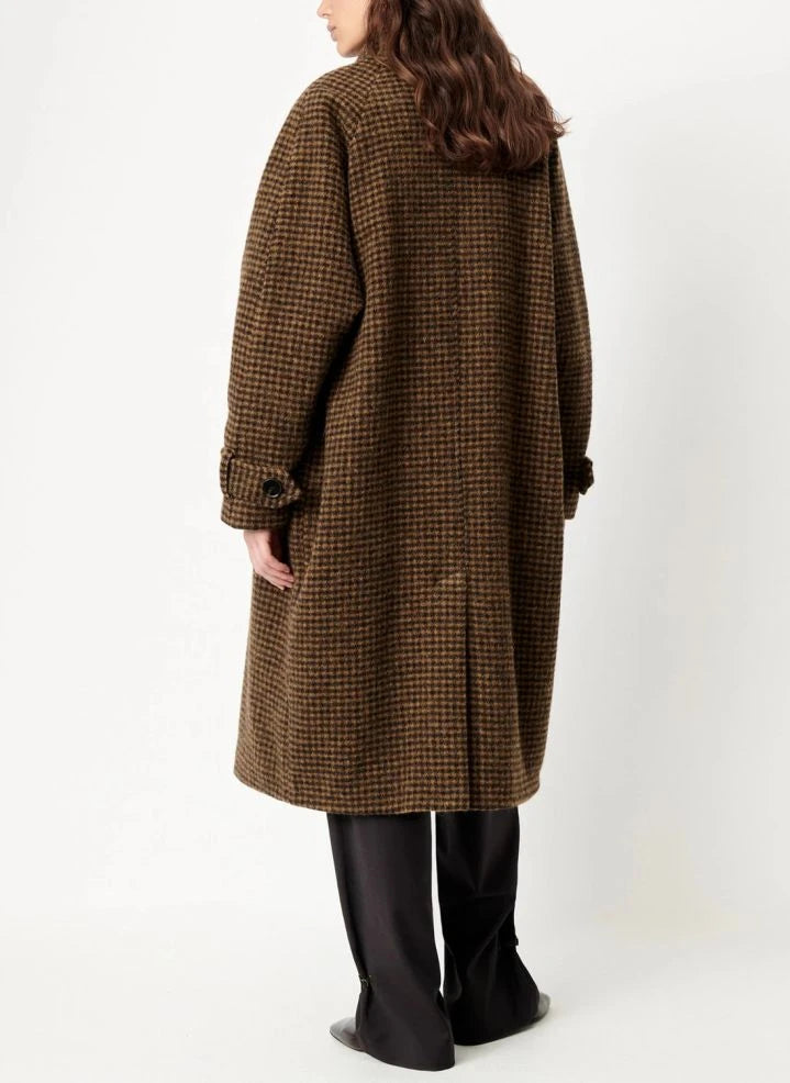 Sessùn - معطف صوفي Bleechecks | بني تاوب