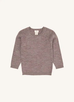 Copenhagen Colors - كنزة كلاسيكية من صوف ميرينو | Taupe Brown