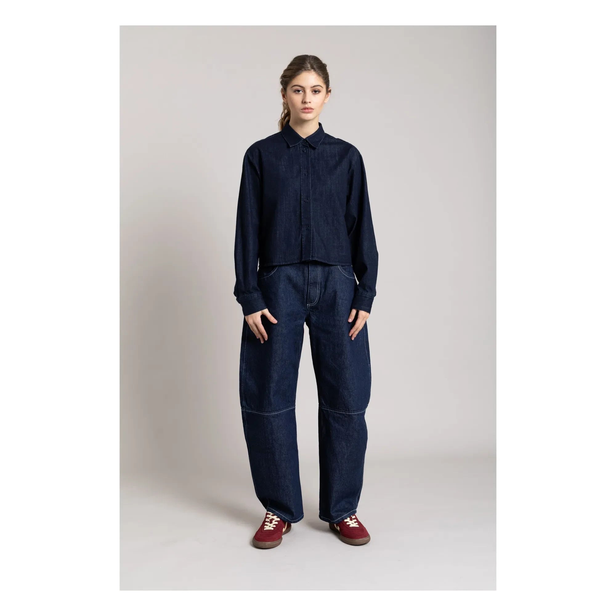 Smallable Woman - Chili Short Shirt | Denim brut