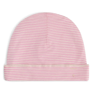 Gray Label - Organik pamuklu çizgili şapka | Pembe