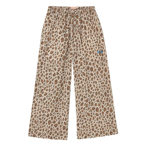 Tinycottons - Poplin Leopar Pantolon | Kahverengi