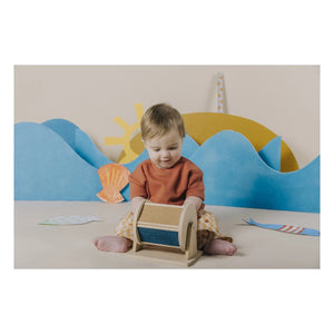 Petit Boum - Sensory Spinner | Açık Ahşap