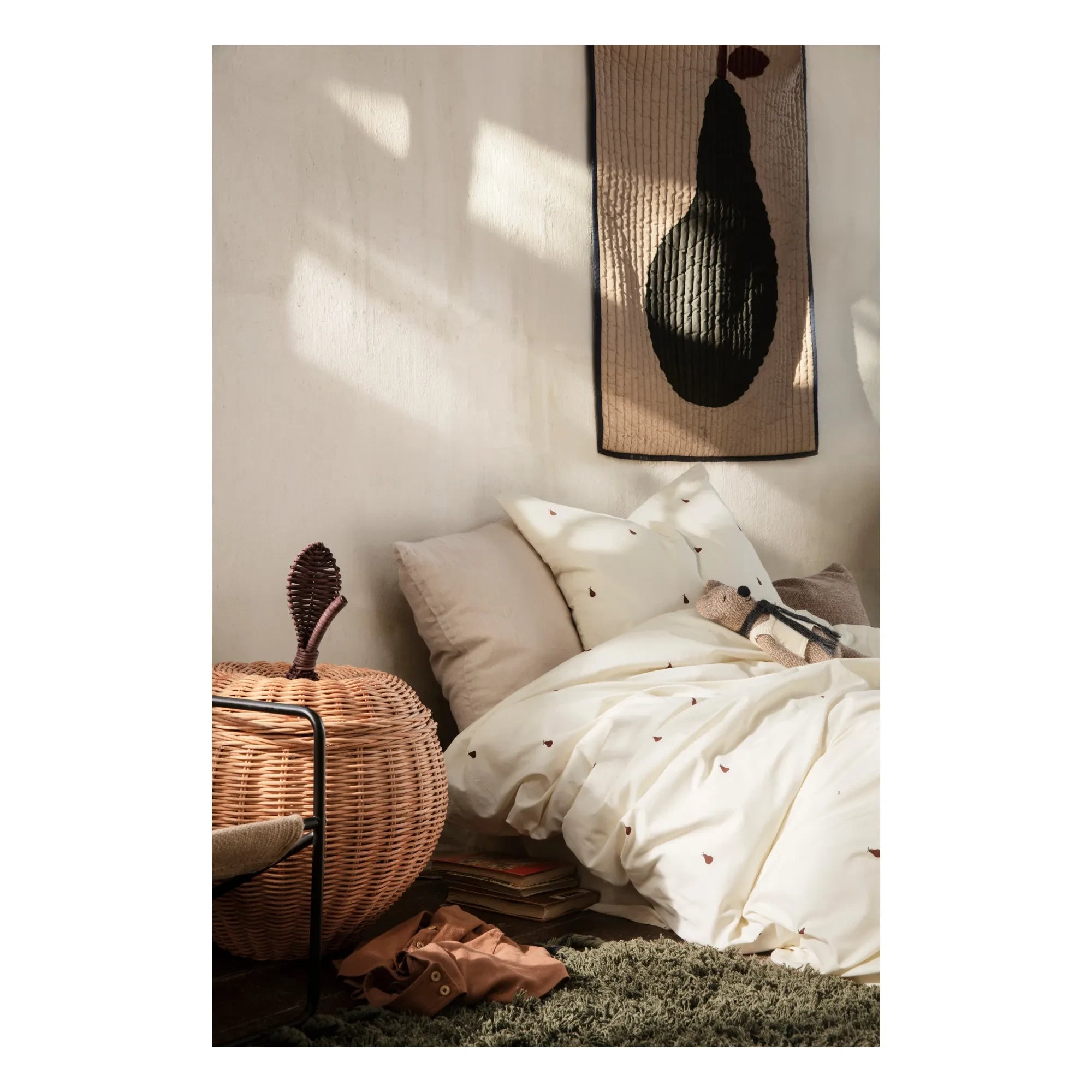 Ferm Living Kids - Armut Nevresim Takımı | Kırık beyaz