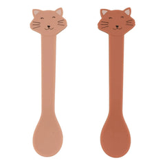 Trixie - Mrs. Cat Silikon Kaşıklar - 2'li Set | Pembe