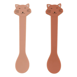 Trixie - Mrs. Cat Silikon Kaşıklar - 2'li Set | Pembe