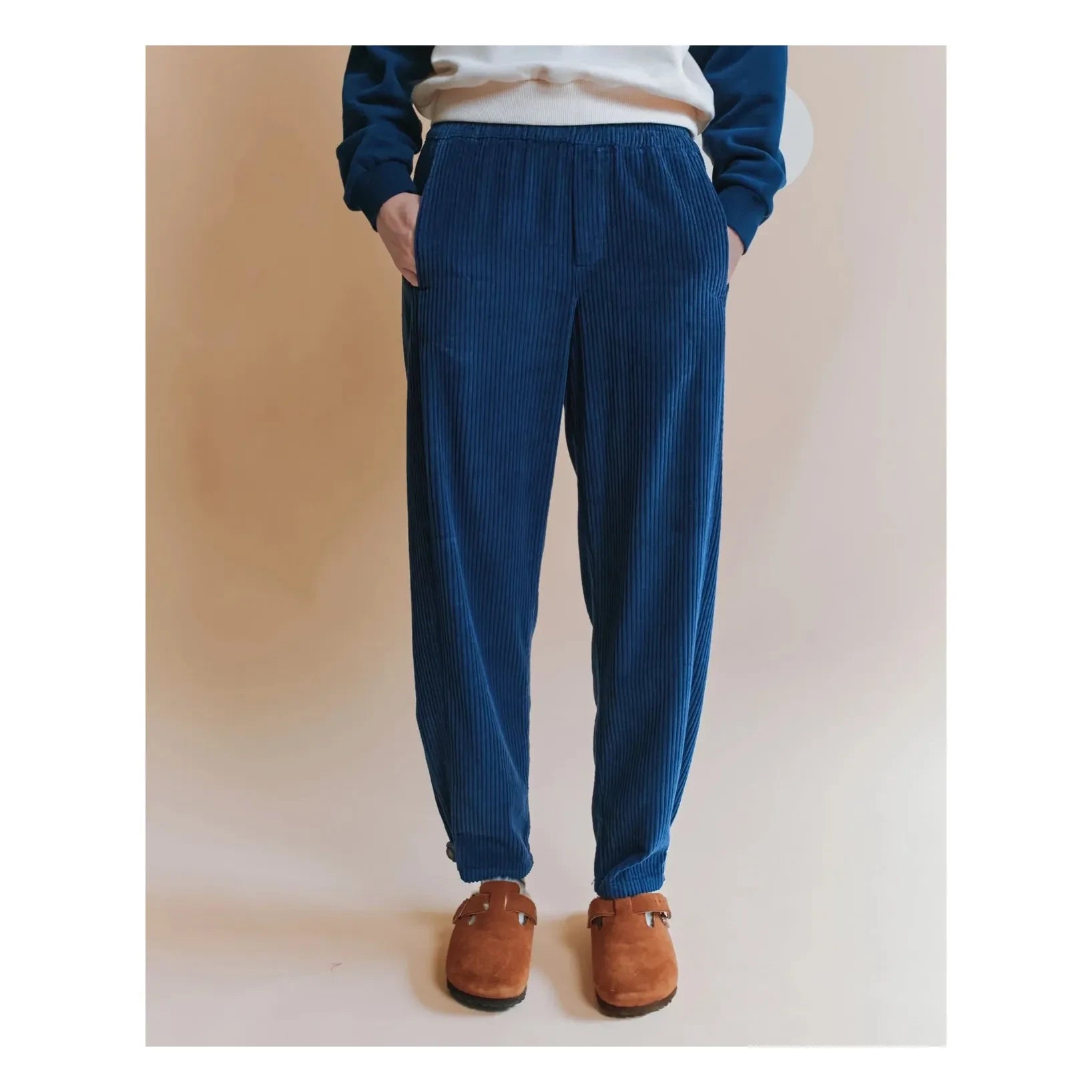 Emile et Ida - Ernest Kadife Jogger Pantolon | Lacivert