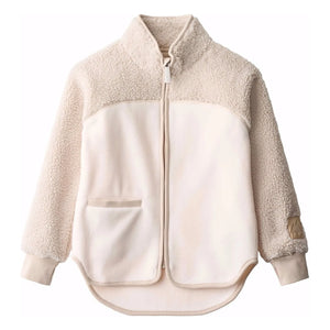 Molo - Ulani Combi Fleece Fermuarlı Sweatshirt Geri Dönüştürülmüş Lifler | Krem