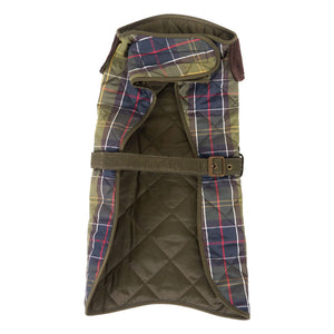 Barbour - Köpekler için tartan kaban | Mavi