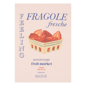 Konges Sløjd - Era Fragole organik pamuk Tişört | Soluk Pembe
