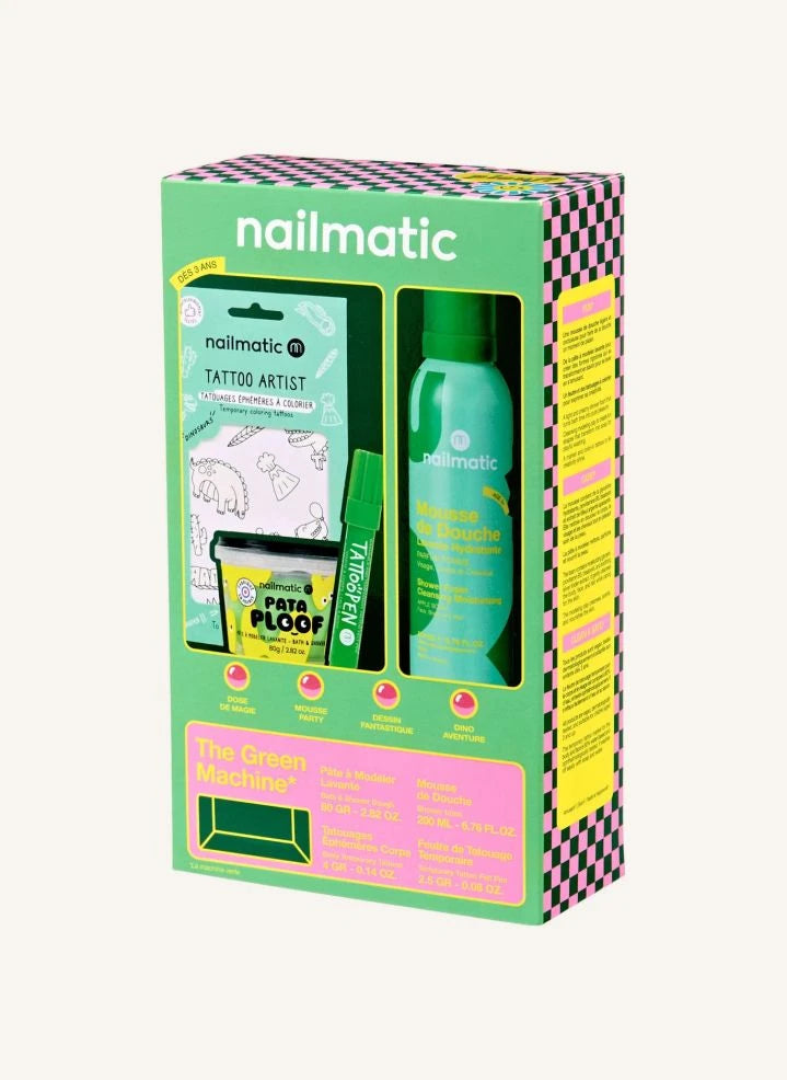 Nailmatic Kids - مجموعة هدايا ماكينة باللون الأخضر | أخضر
