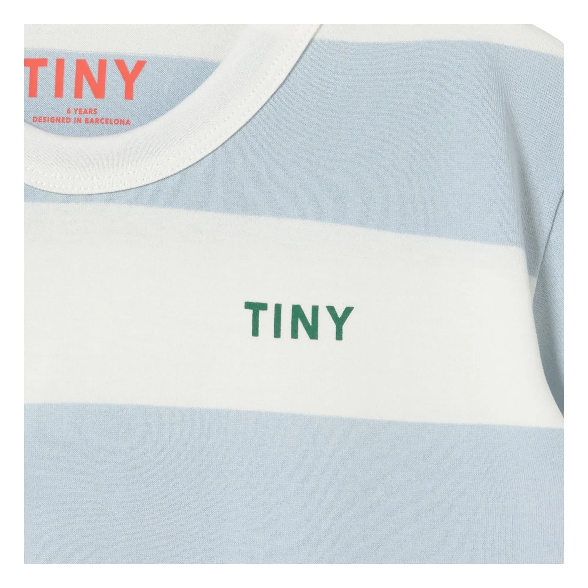 Tinycottons - Çizgili organik pamuklu tişört | Mavi