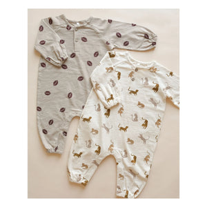 Rylee + Cru - Henley Futbol Pijaması | Taş