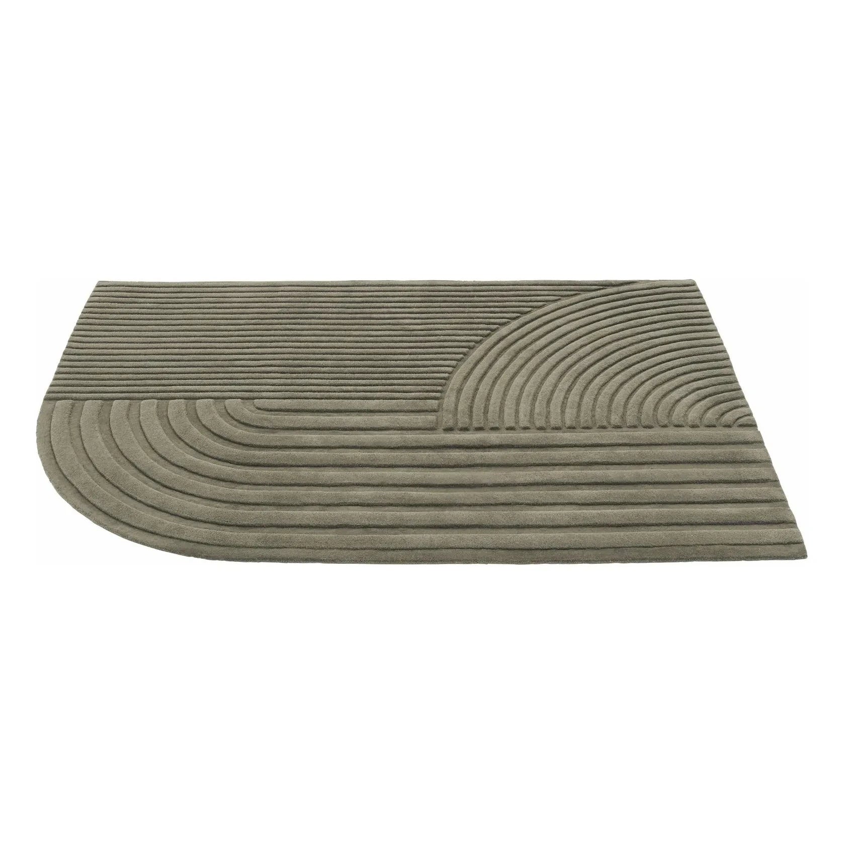 Muuto - Relevo yün halı, Studiopepe | Taupe kahverengi