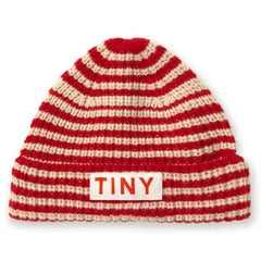 Tinycottons - Çizgili Yün Şapka | Kırmızı