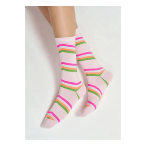 Essentiel Antwerp - Joyz Çizgili Çorap | Pembe