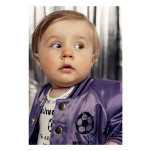 Mini Rodini - Futbol Bomber Saten Geri Dönüştürülmüş Lifler | Mor