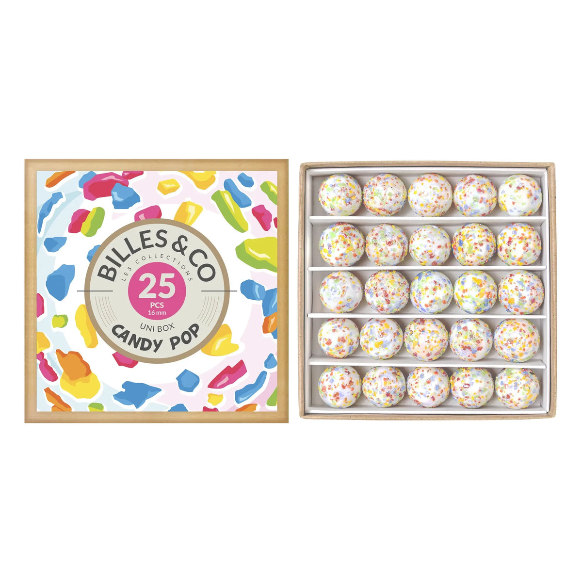 Billes & Co - 25’li Bilye Kutusu - Candy Pop