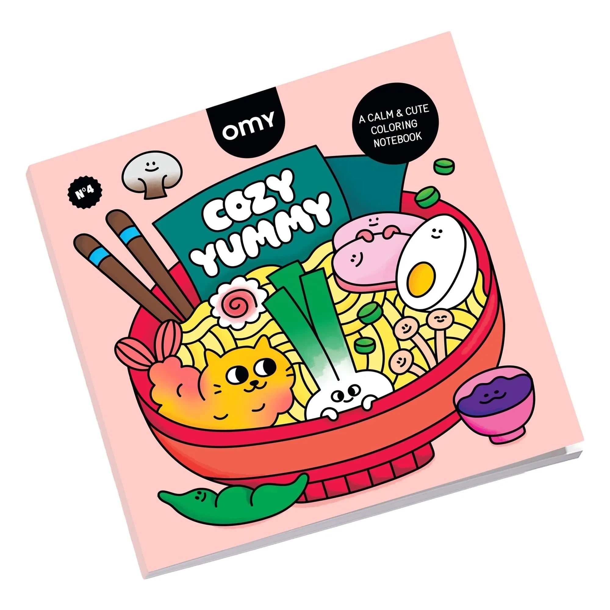 Omy - Food Yummy boyama kitabı | Pembe