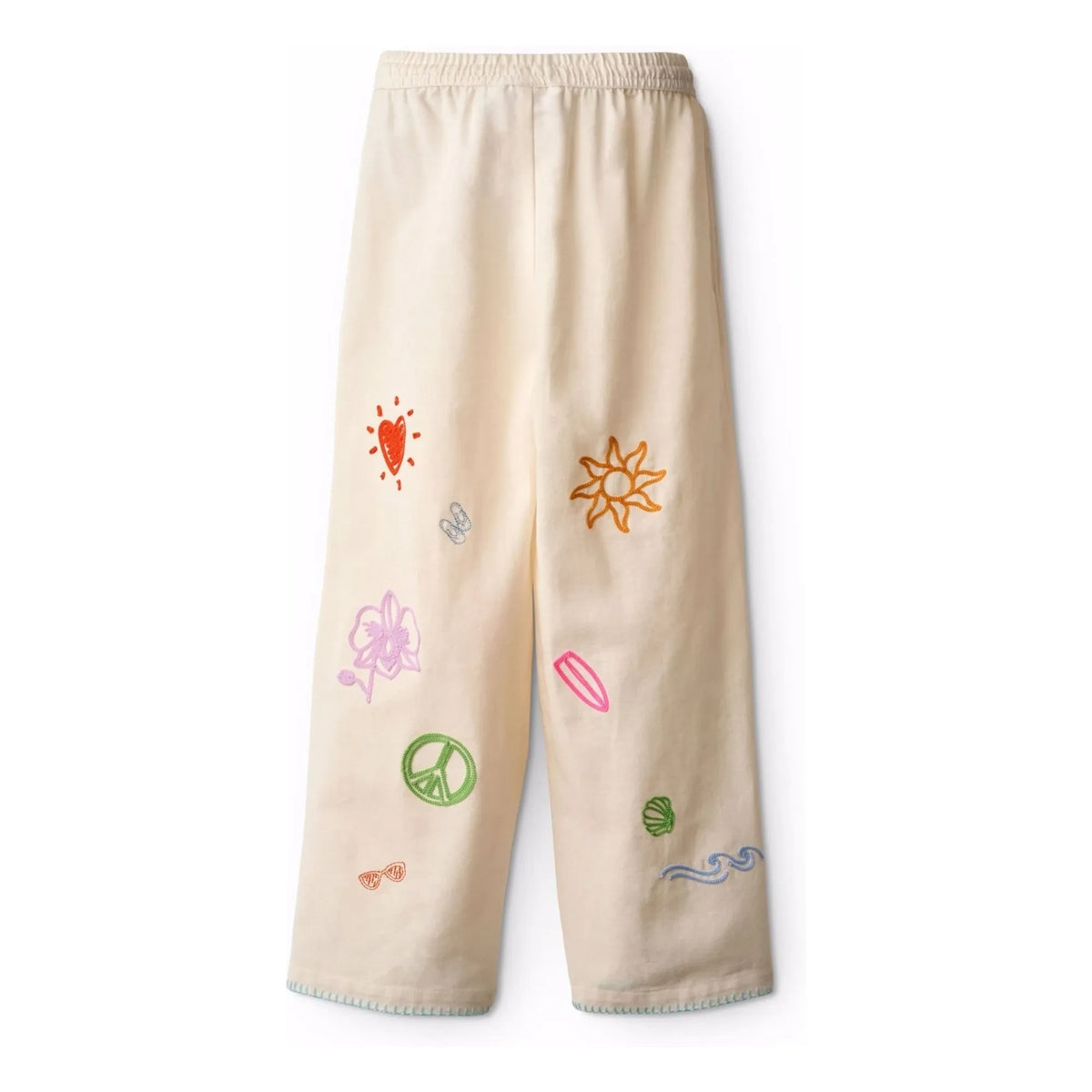 Molo - Alfie Minis Doodles pantolon | Ecru