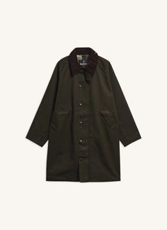 Barbour - Seyahat için Uzun Su Geçirmez Ceket | Koyu yeşil