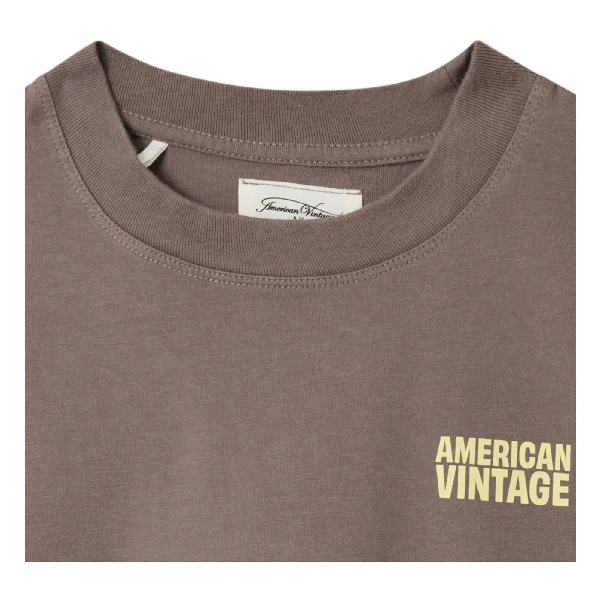 American Vintage - Gixy Tişört | Koyu Gri