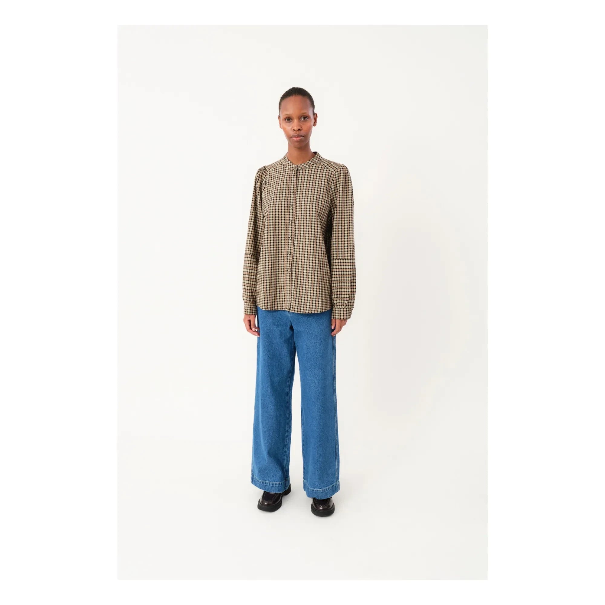 Lollys Laundry - Blouse Lina Kareli | Siyah