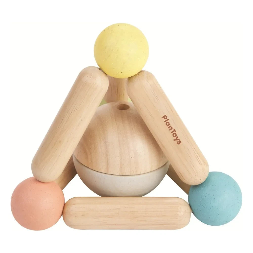 Plan Toys - Pastel Üçgen Çıngırak